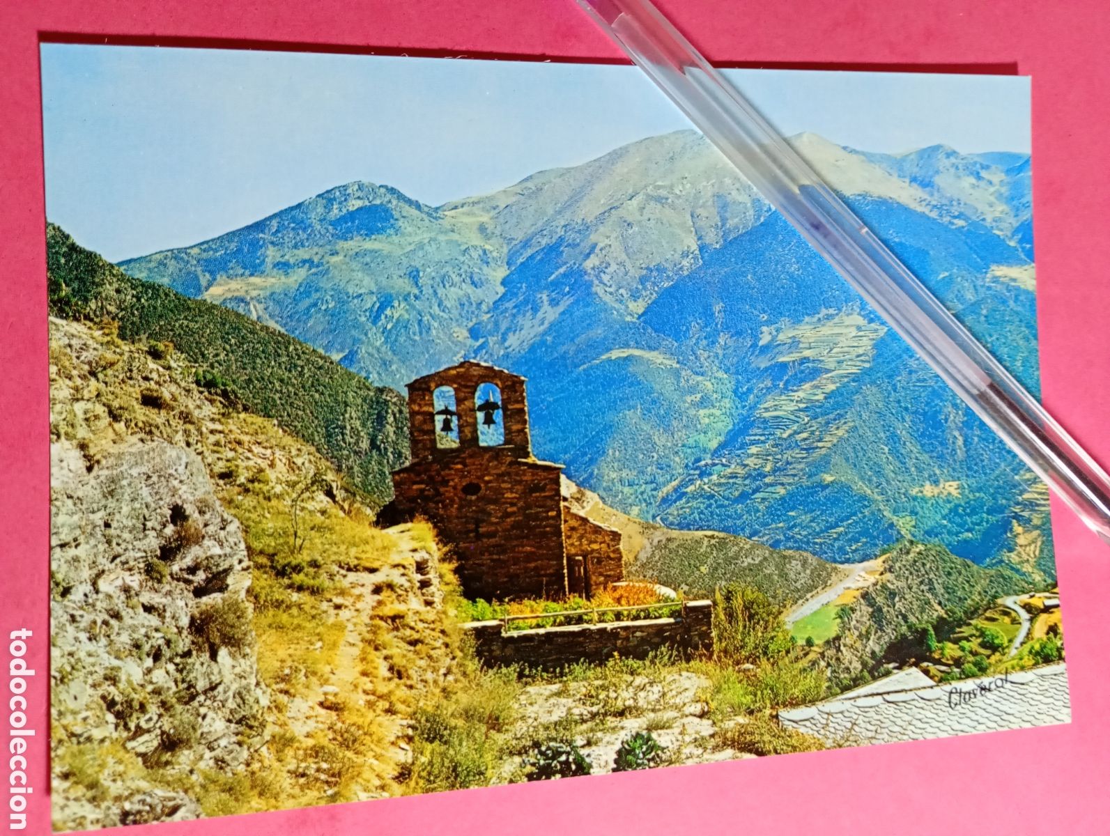 Postales: S/C COLOR VALLS D&acute;ANDORRA 1389 SANT JULI&Agrave; DE LORIA IGLESIA ROM&Aacute;NICA DE FONTANEDA - CLAVEROL R1159