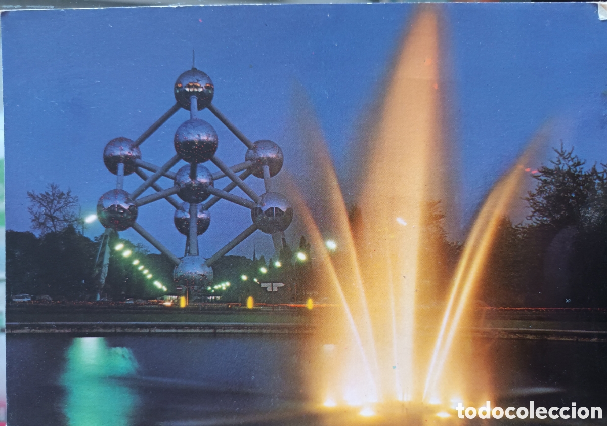 POSTAL DEL ATOMIUM. BRUSELAS