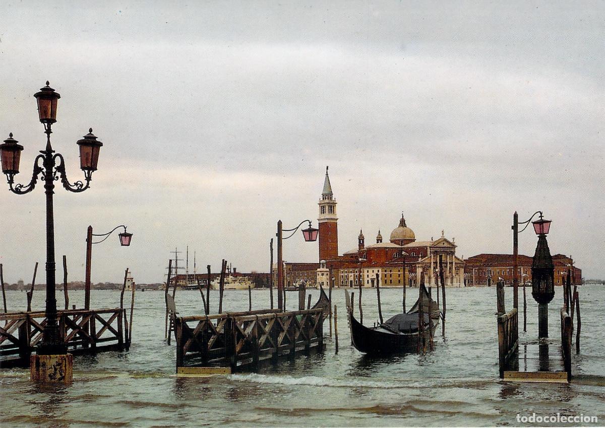Postales: Postal Venecia: Molo San Marco con Vista a San Giorgio Maggiore, Italia