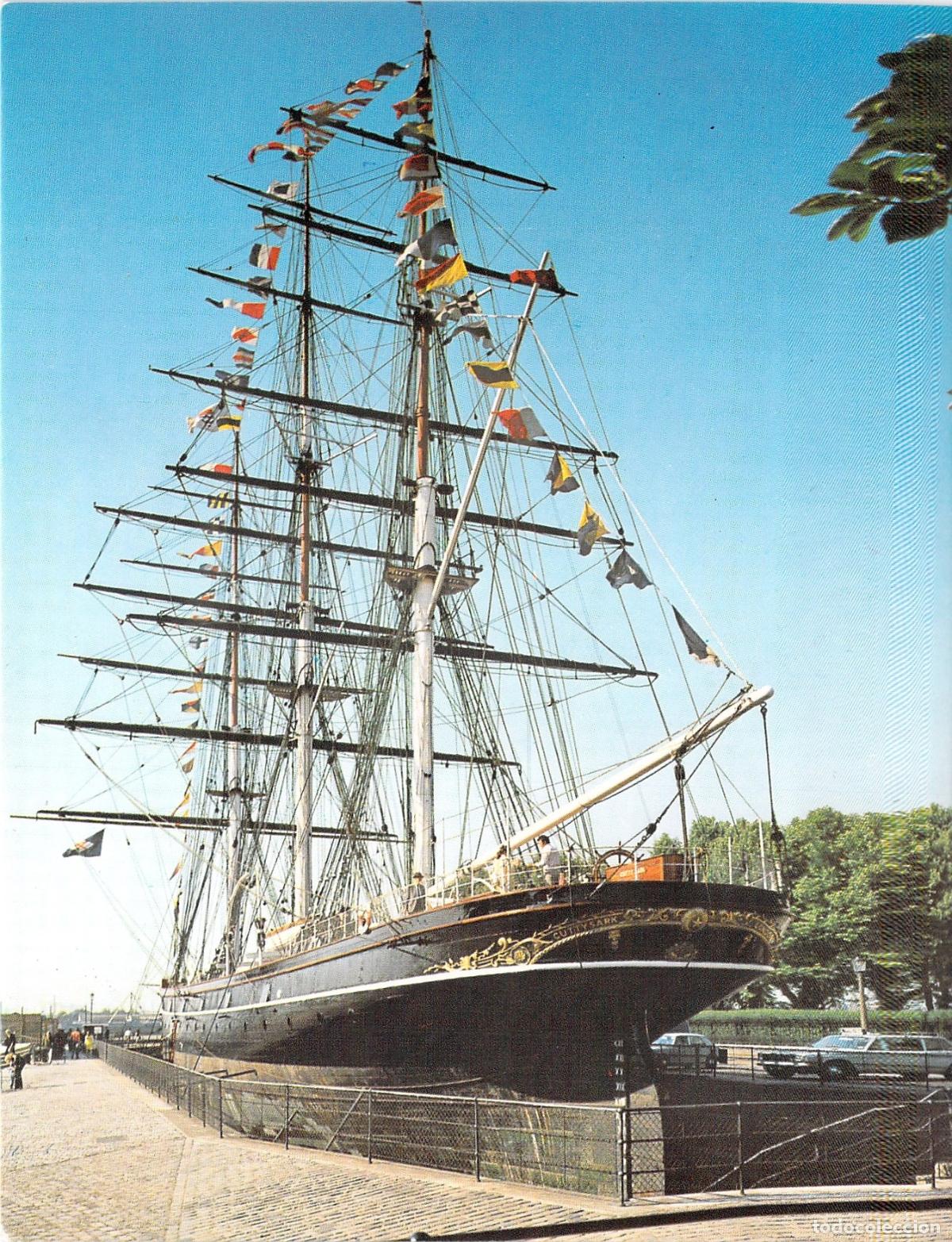 Cartes Postales: Postal Cutty Sark, Velero Hist&oacute;rico en Dique Seco, Greenwich, Londres