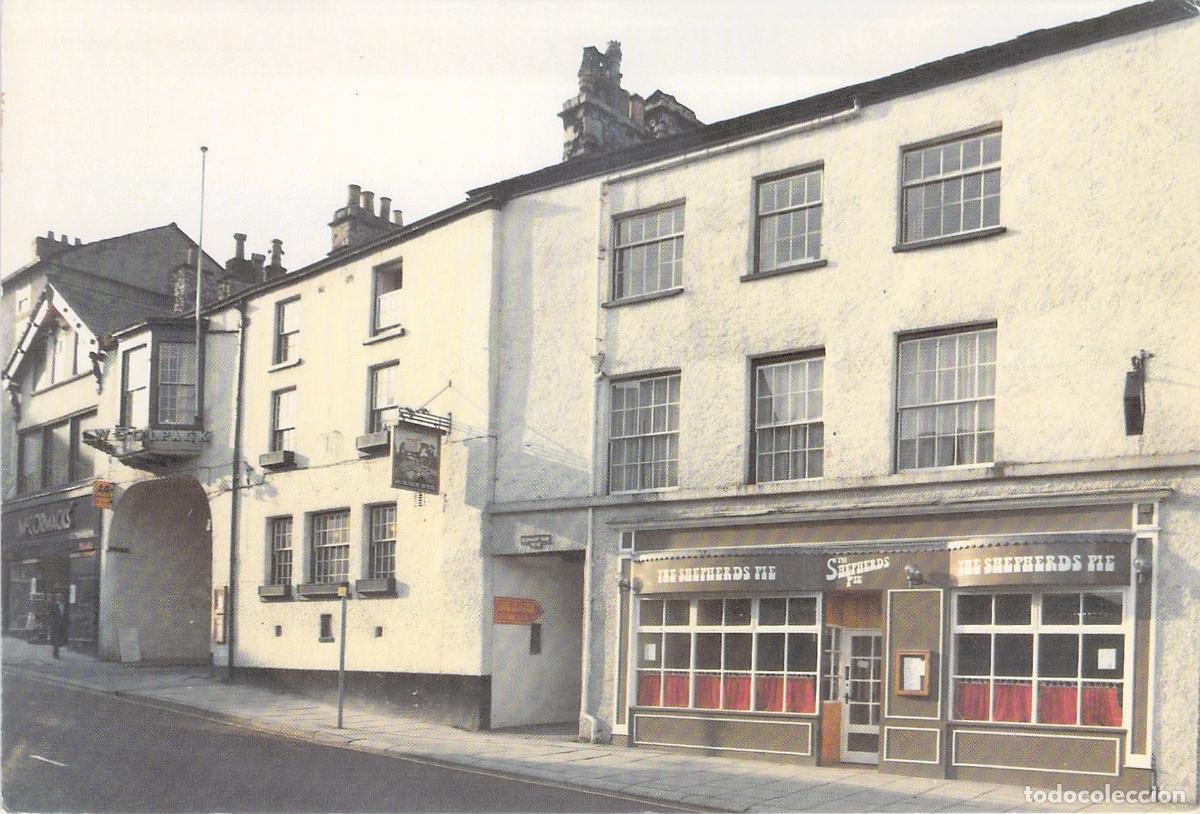 Cartoline: Postal Hotel The Woolpack Kendal, Cumbria, Reino Unido - Vista de Calle