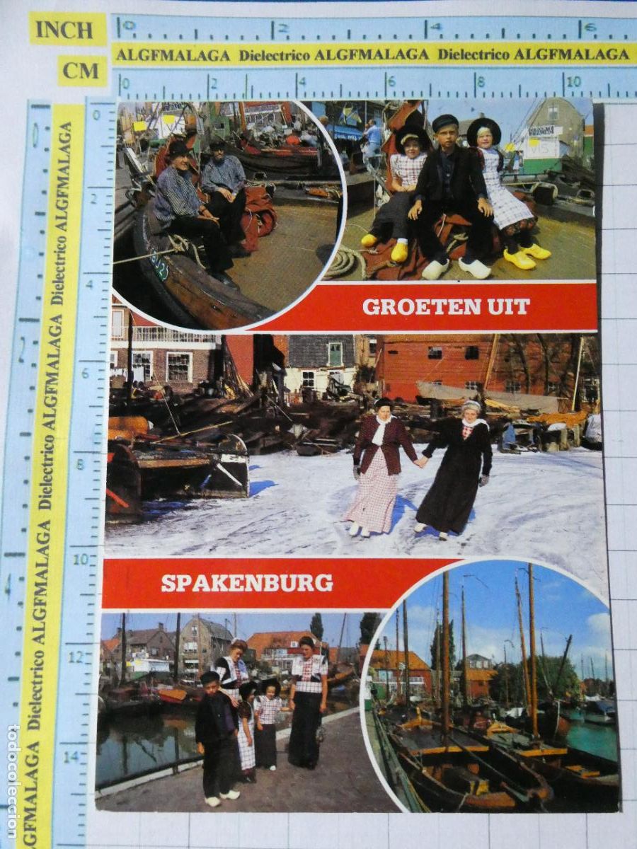 Postkarten: POSTAL DE HOLANDA PAISES BAJOS. TIPISMO FOLKLORE. SPAKENBURG MUJERES PATINAJE HIELO. 205