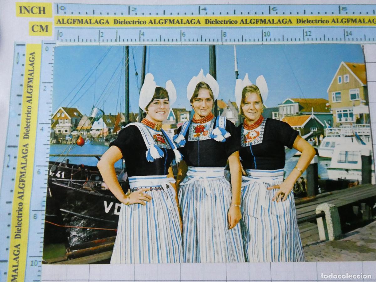 Cartoline: POSTAL DE HOLANDA PAISES BAJOS. TIPISMO FOLKLORE. MUJERES TRAJES VOLENDAM. 207