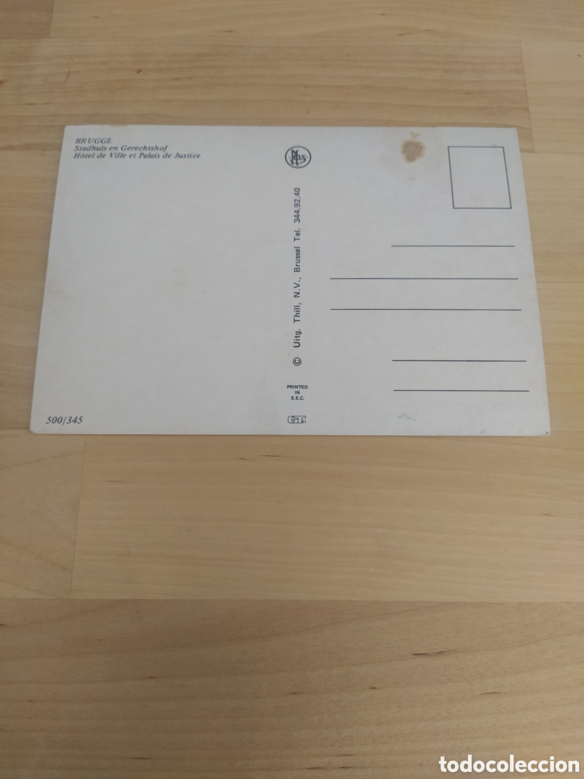 Postales: POSTAL AYUNTAMIENTO DE BRUJAS - Foto 2