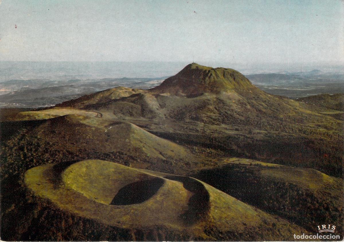 Postkarten: Postal Auvergne, Cr&aacute;ter y Cimas Volc&aacute;nicas Puy de D&ocirc;me, Francia