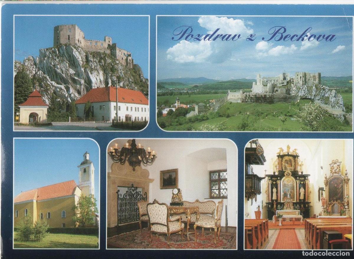 Postais: Beckov-Eslovaquia-escrita-