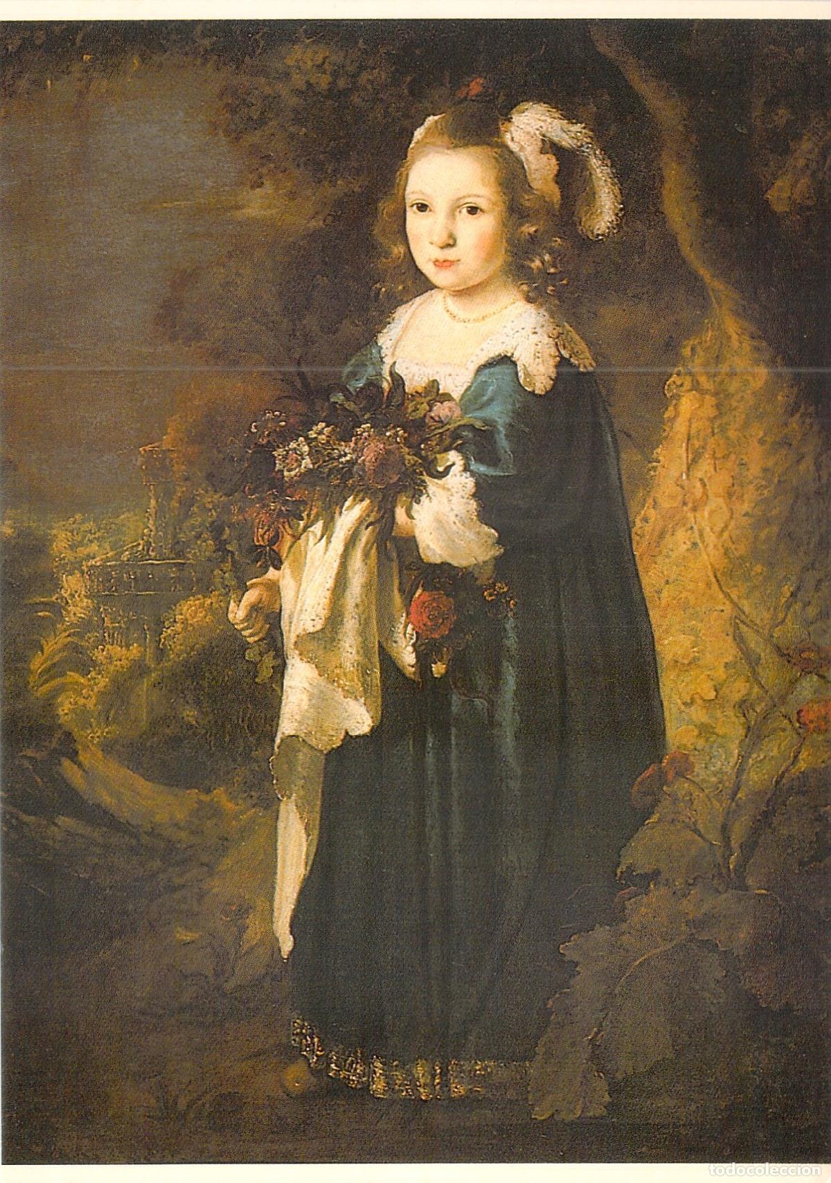 Cartes Postales: Postal Arte Retrato de Ni&ntilde;a Govaert Flinck Museo de Bellas Artes Nantes