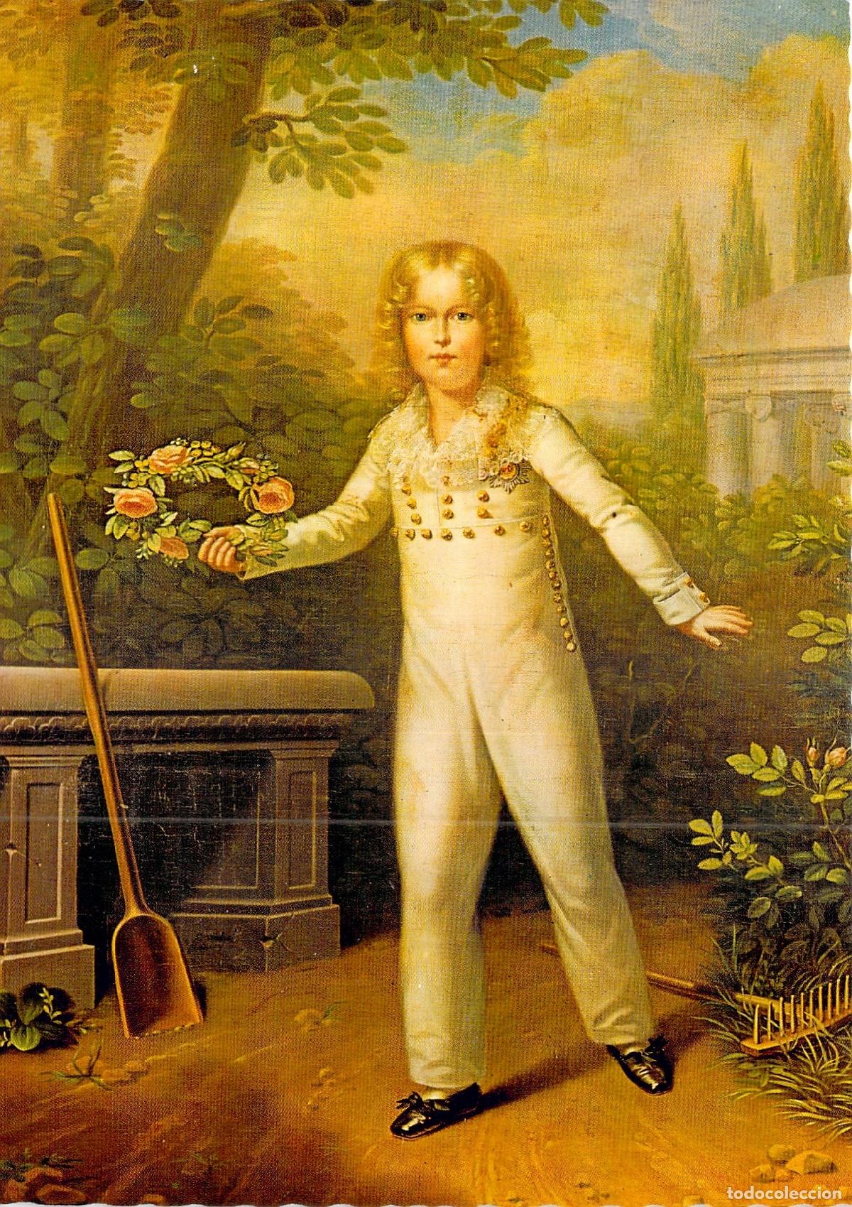 Cartes Postales: Postal Retrato Napole&oacute;n II Duque de Reichstadt, Palacio Sch&ouml;nbrunn Viena