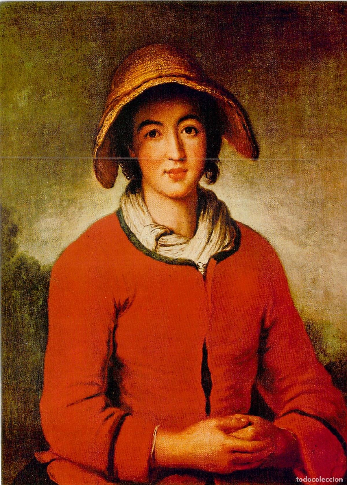 Cartes Postales: Postal de Arte Retrato Elisabeth Oberb&uuml;chler Antoine Pesne Exposici&oacute;n Salzburgo