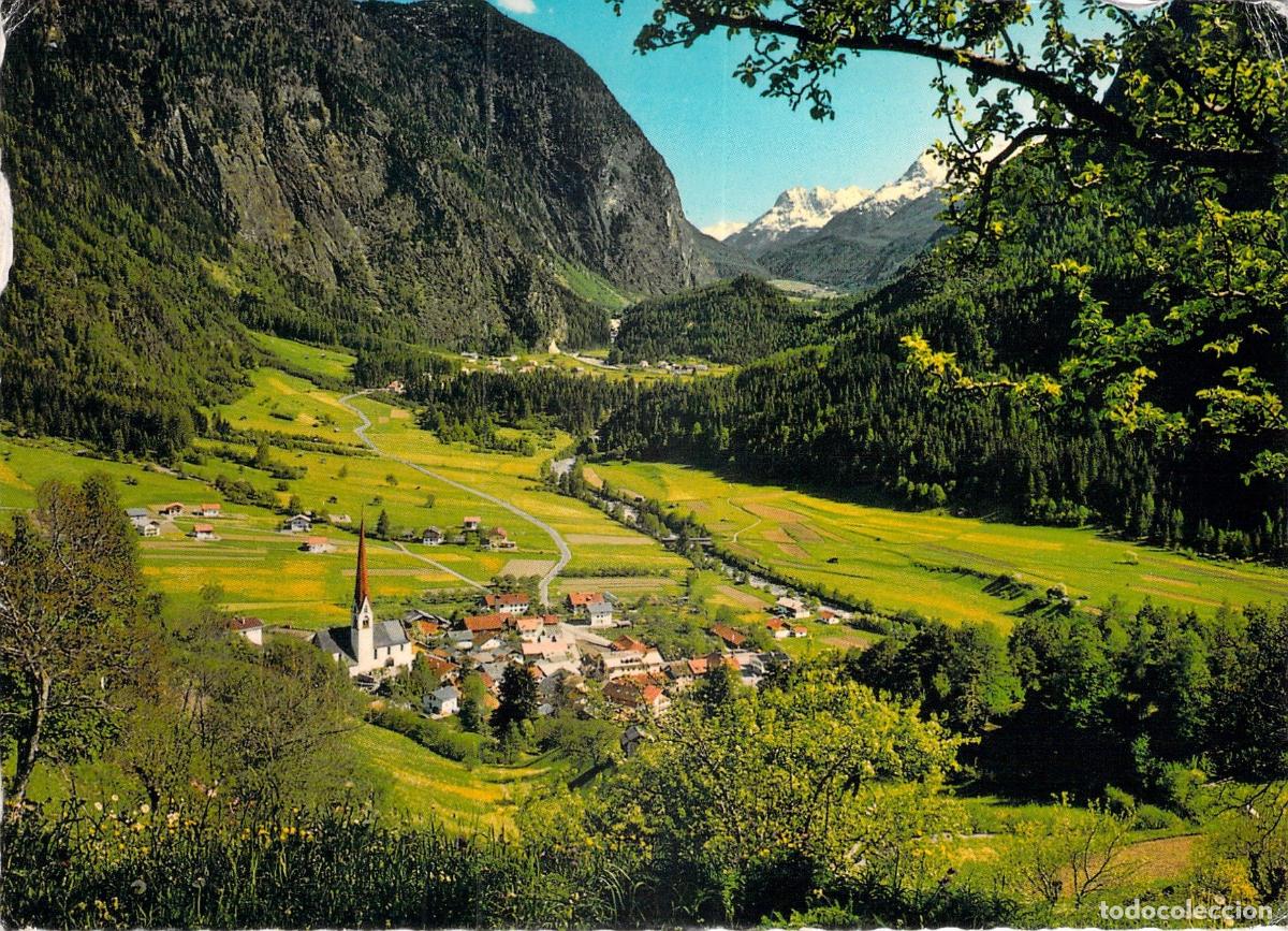 Postales: Postal Panor&aacute;mica Oetz Tirol Austria, Valle &Ouml;tztal, Alpes, Matasellos 1972