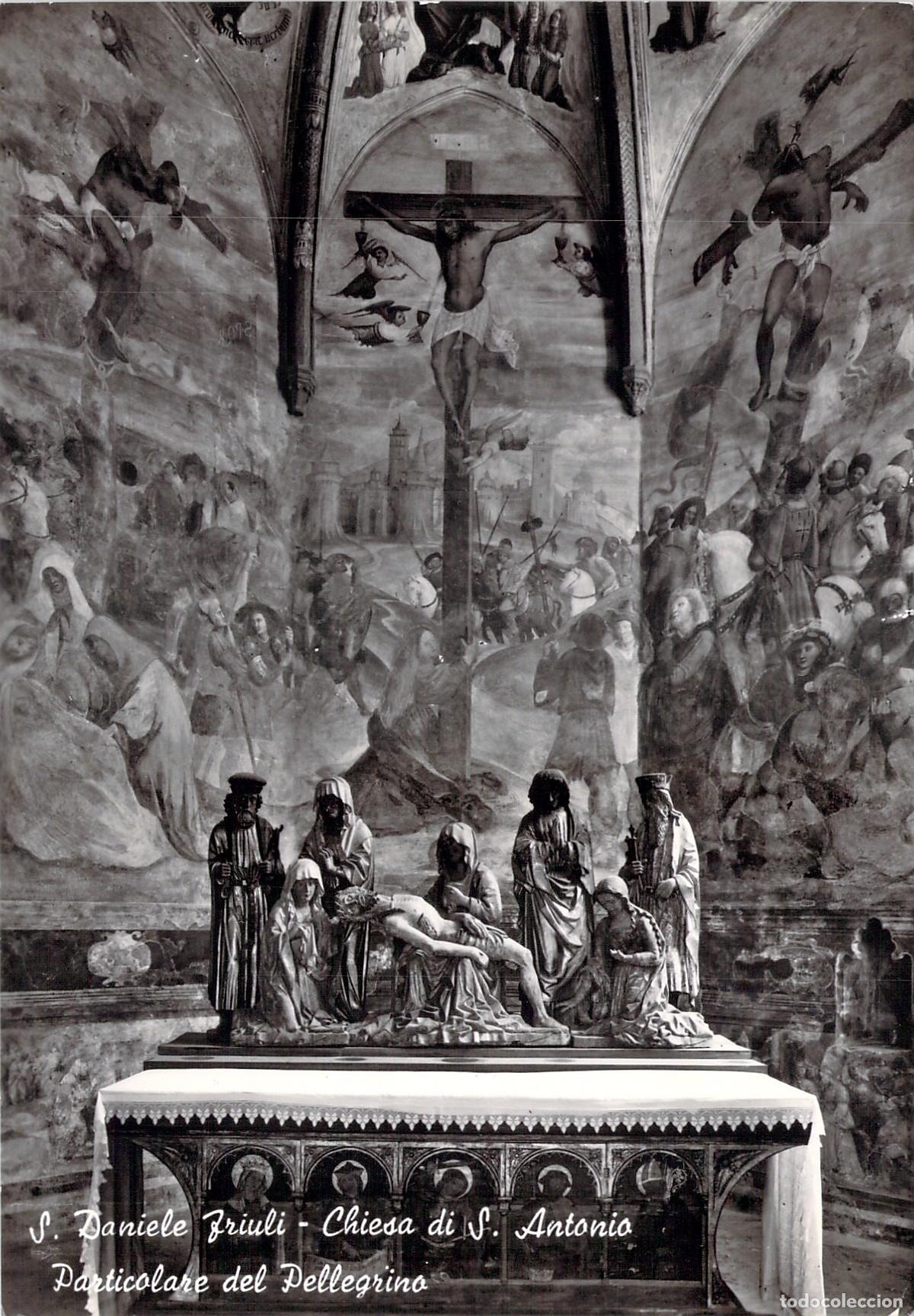 Postales: Postal Italia - S. Daniele del Friuli - Iglesia S. Antonio - Detalle Peregrino