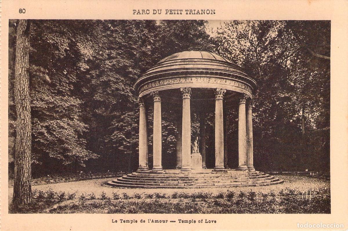 Postais: Postal Parque Petit Trianon Versalles - Templo del Amor Arquitectura Neocl&aacute;sica