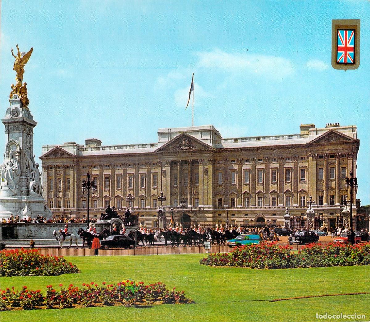 Postales: Postal Palacio de Buckingham y Victoria Memorial Londres Gran Breta&ntilde;a