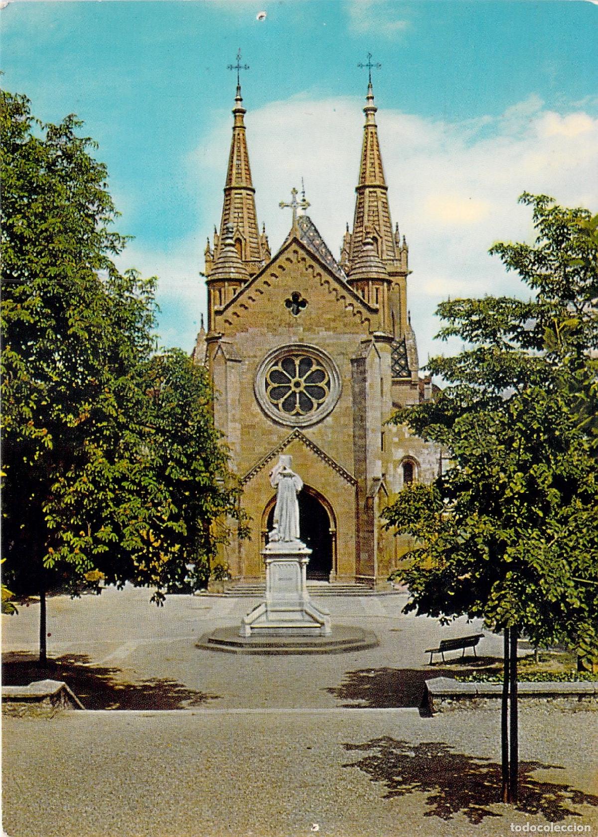 Postkarten: Postal Neuch&acirc;tel Suiza - Colegiata y Estatua de Guillaume Farel, Perrochet