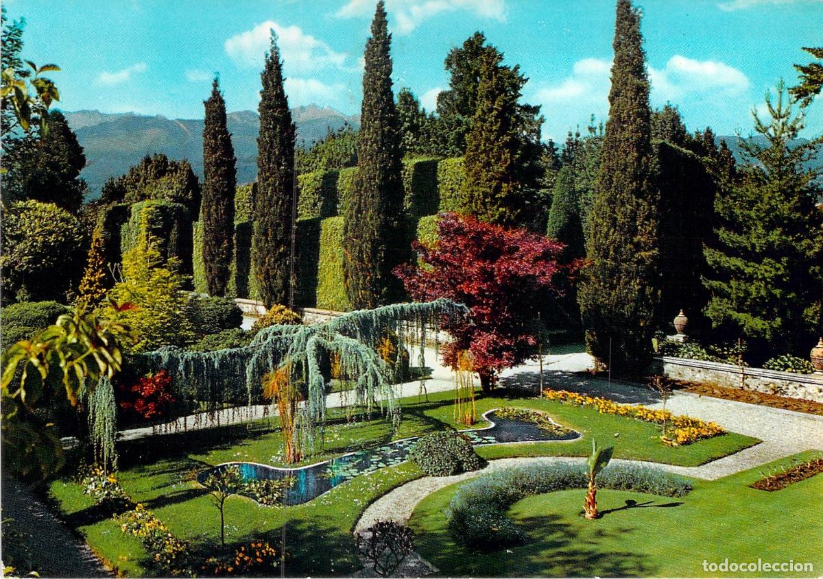 Postales: Postal Jardín de Isola Bella en Lago Maggiore, Italia