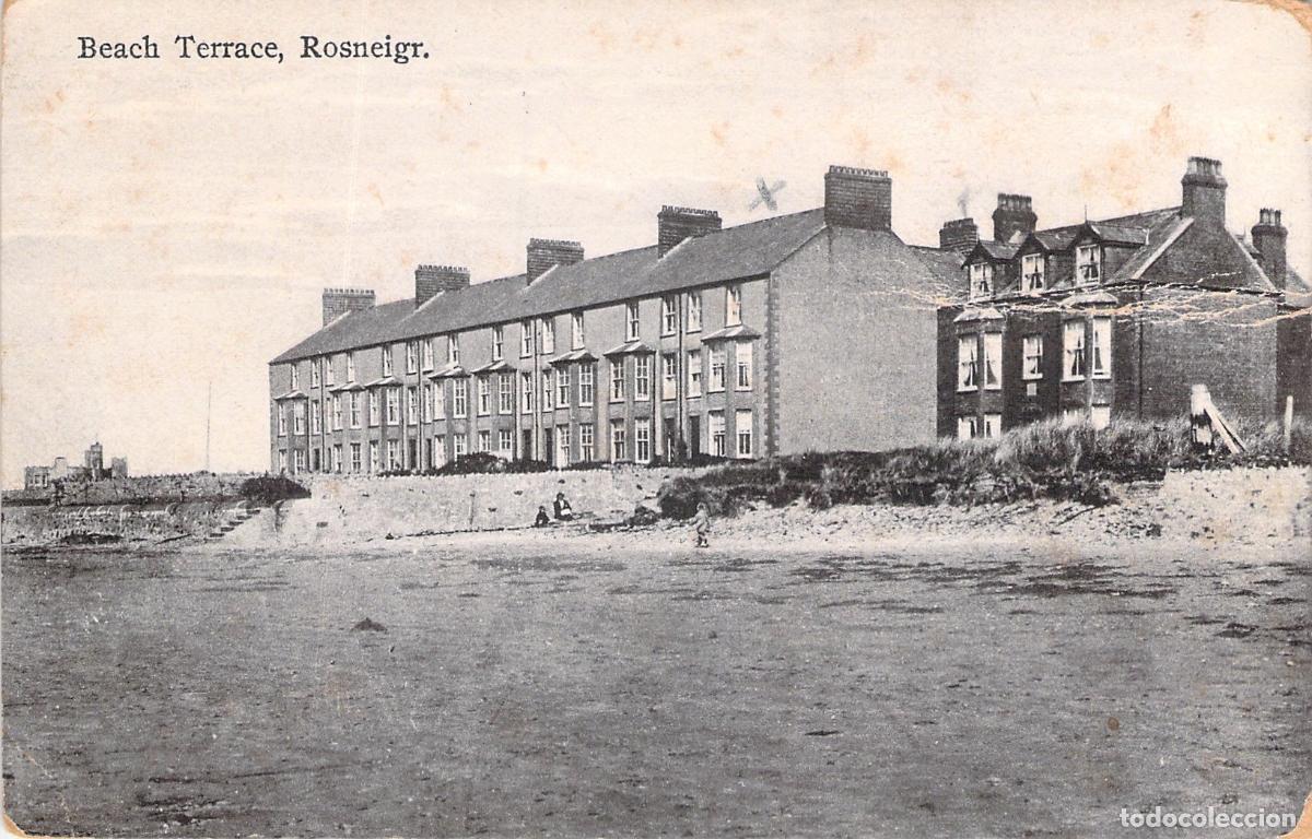 Postais: Postal Rosneigr Gales, Terraza de la Playa (Beach Terrace) y Litoral.