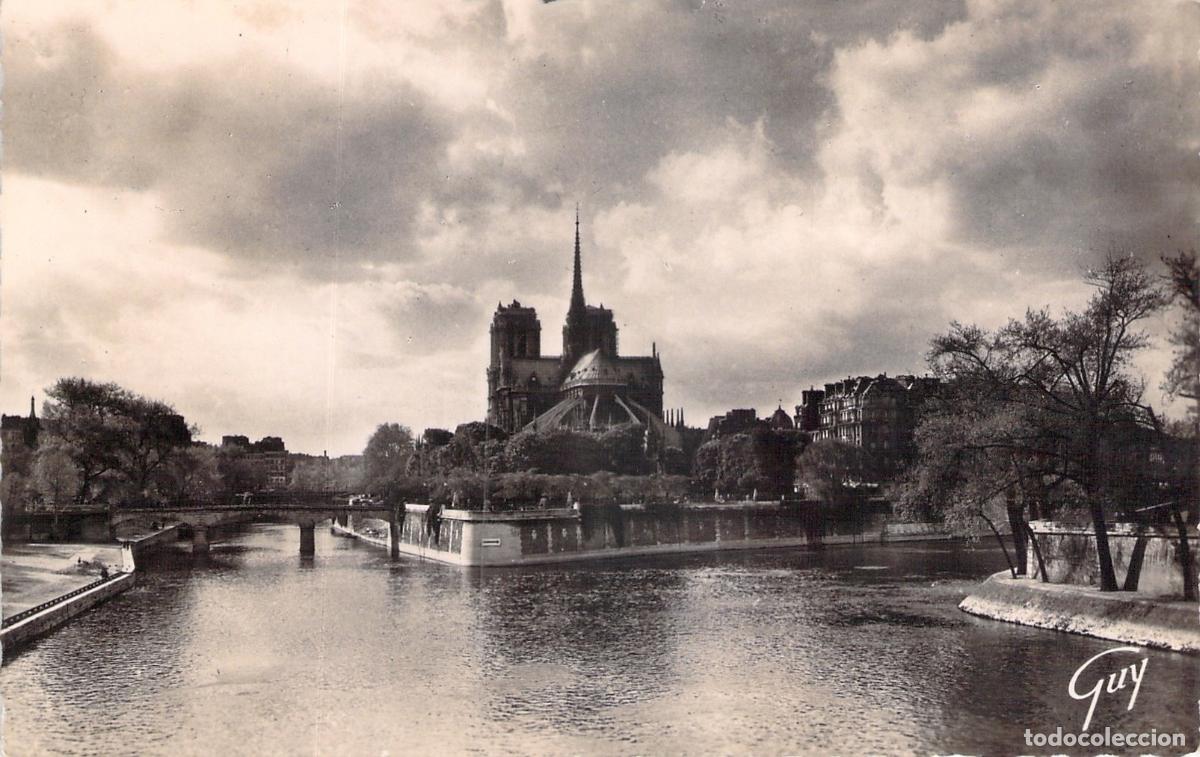 Postais: Postal &Icirc;le de la Cit&eacute; Par&iacute;s Vista R&iacute;o Sena Notre Dame Ediciones Guy