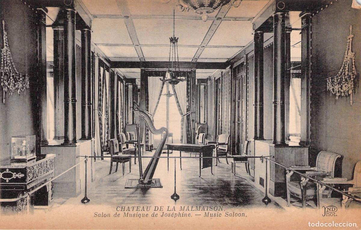 Postais: Postal Sal&oacute;n de M&uacute;sica Josefina | Ch&acirc;teau de la Malmaison, Francia