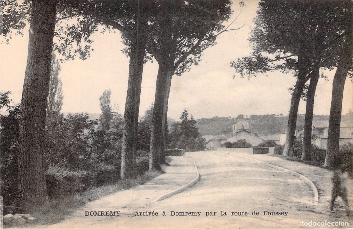 Cartes Postales: Postal Domremy Francia - Llegada por la ruta de Coussey, Paisaje de Lorena