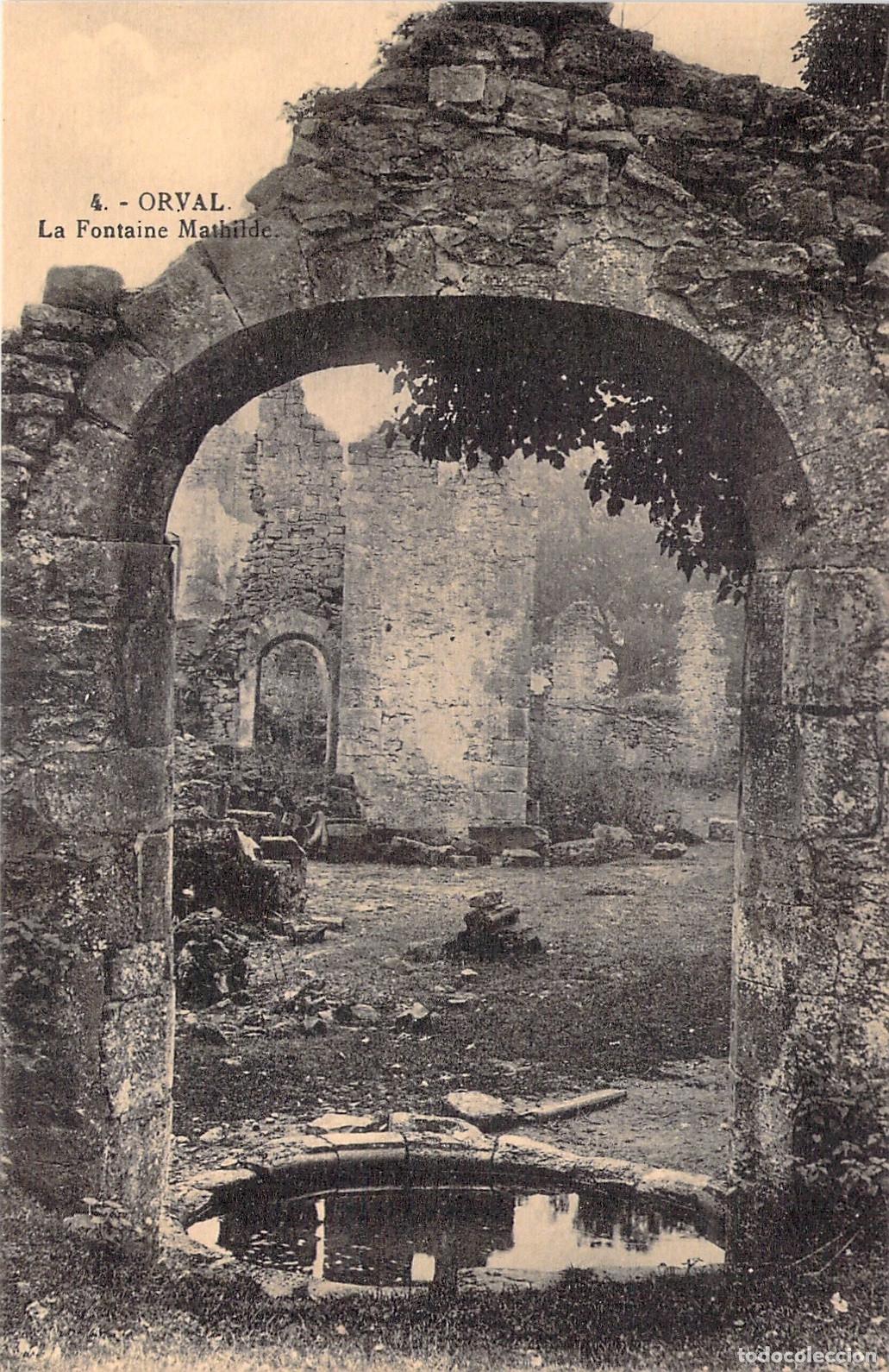 Postkarten: Postal Orval B&eacute;lgica - Ruinas de La Fuente Matilde y Leyenda Hist&oacute;rica