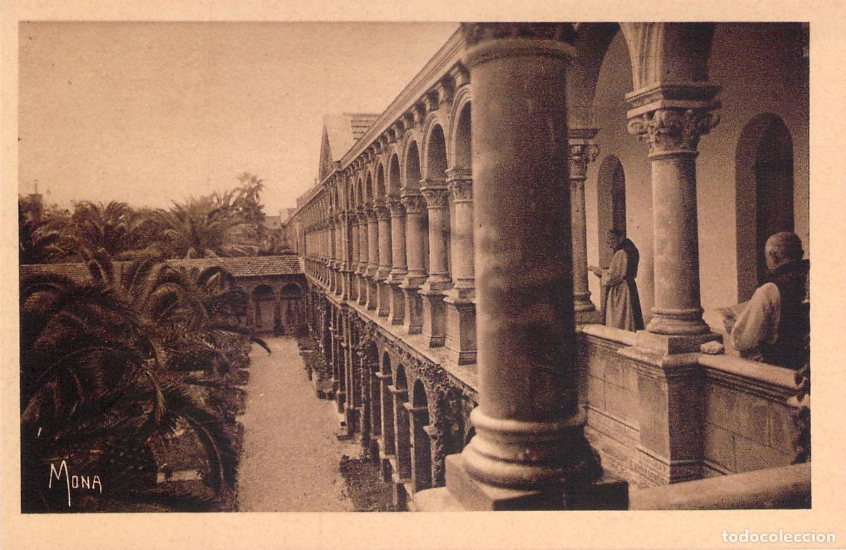 Cartes Postales: Postal &Icirc;le Saint-Honorat Francia - Galer&iacute;a Claustro Moderno Monjes Monasterio
