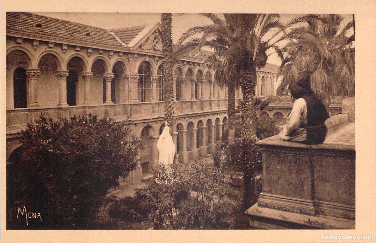 Postcards: Postal &Icirc;le Saint-Honorat, Monasterio de L&eacute;rins, Vista de la Galer&iacute;a de Celdas