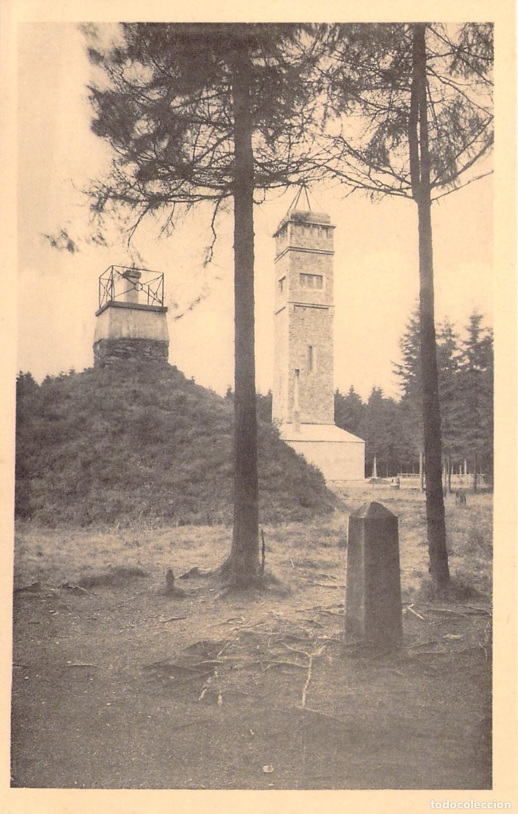 Postais: Postal Botrange B&eacute;lgica - Monumentos Baltia y Tranchot - Punto m&aacute;s Alto