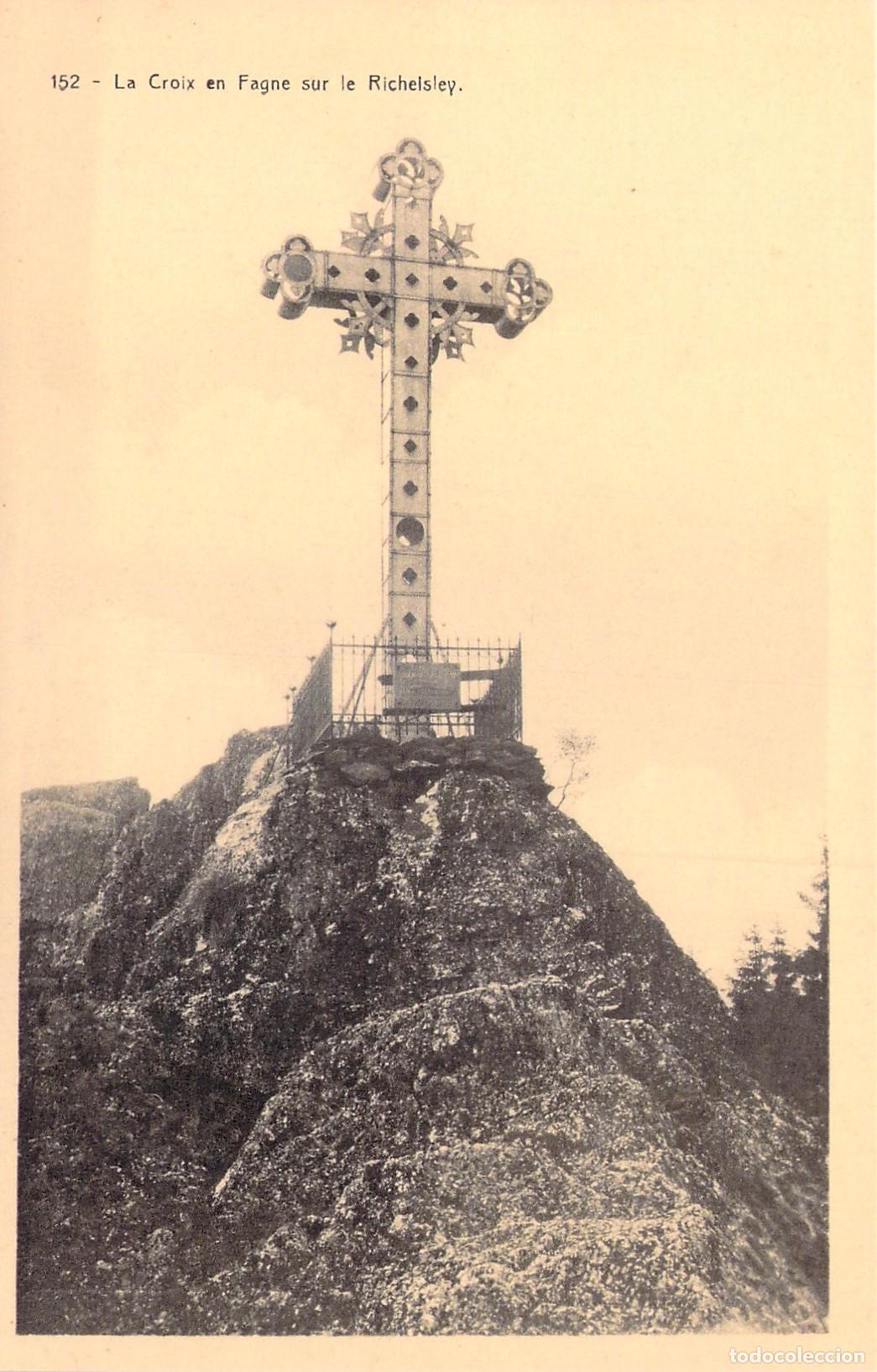 Postcards: Postal B&eacute;lgica La Croix en Fagne Richelsley Monumento Cruz de Hierro