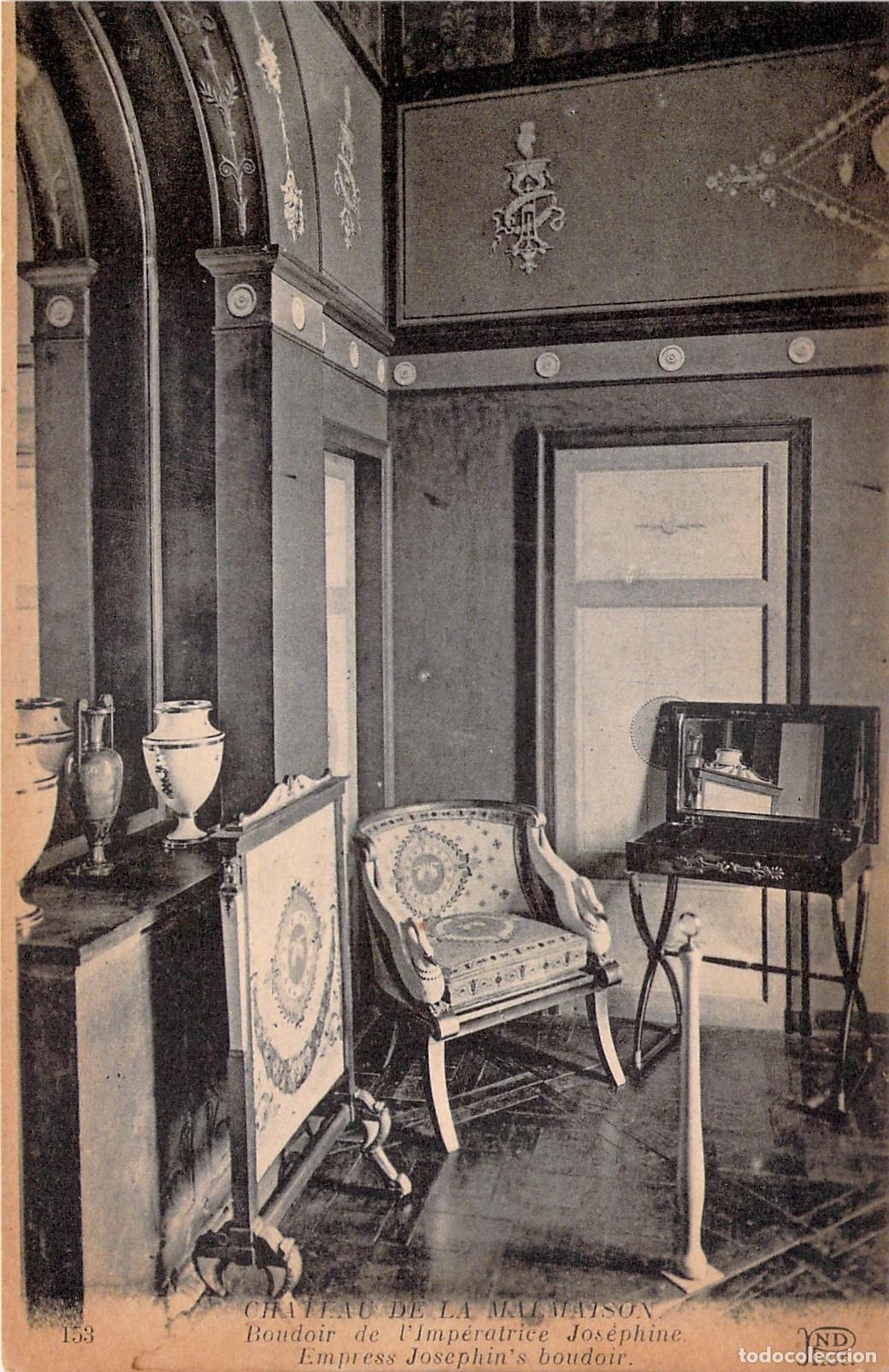 Cartoline: Postal Hist&oacute;rica Castillo Malmaison Boudoir de la Emperatriz Josefina Francia
