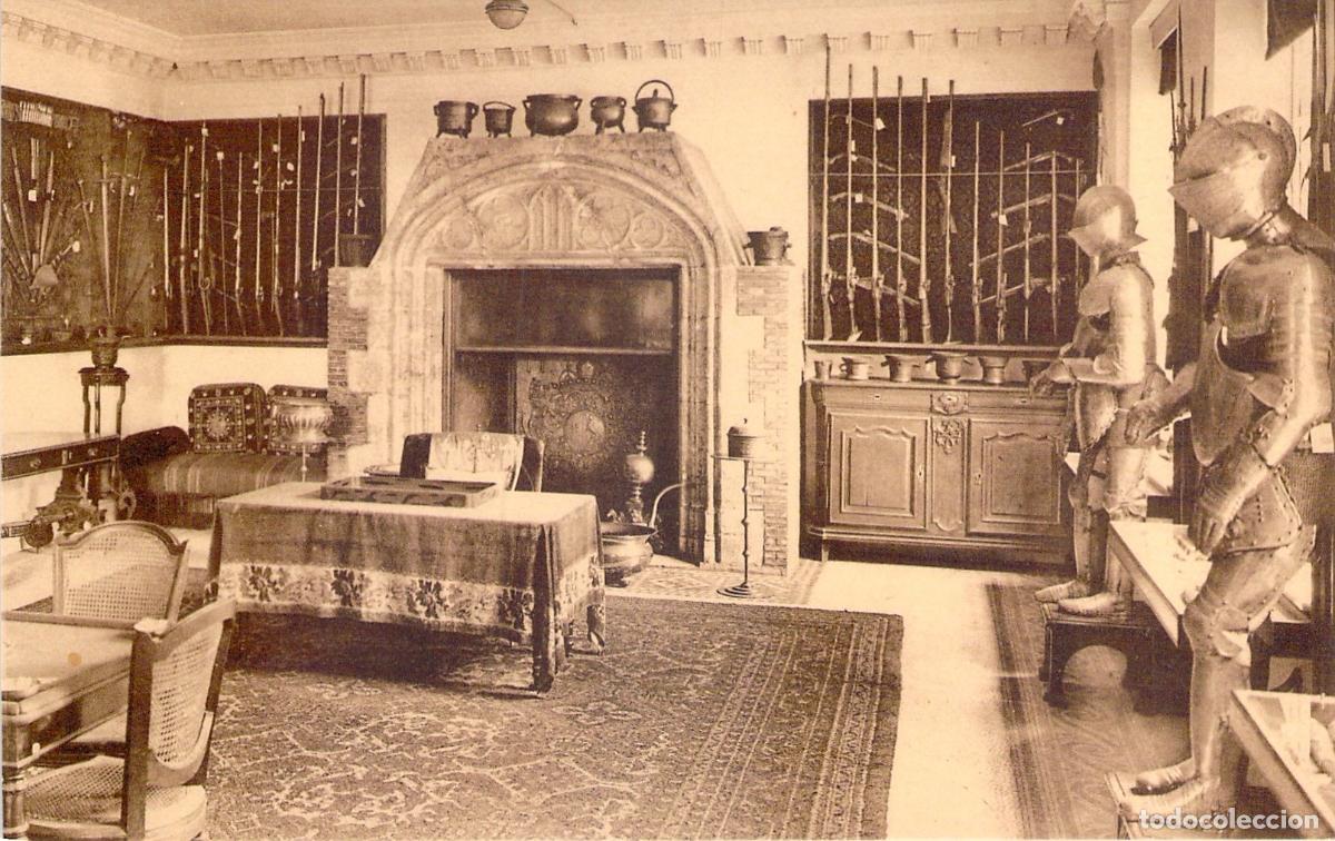 Cartoline: Postal B&eacute;lgica - Ch&acirc;teau de Mariemont - Museo de Armas y Armaduras