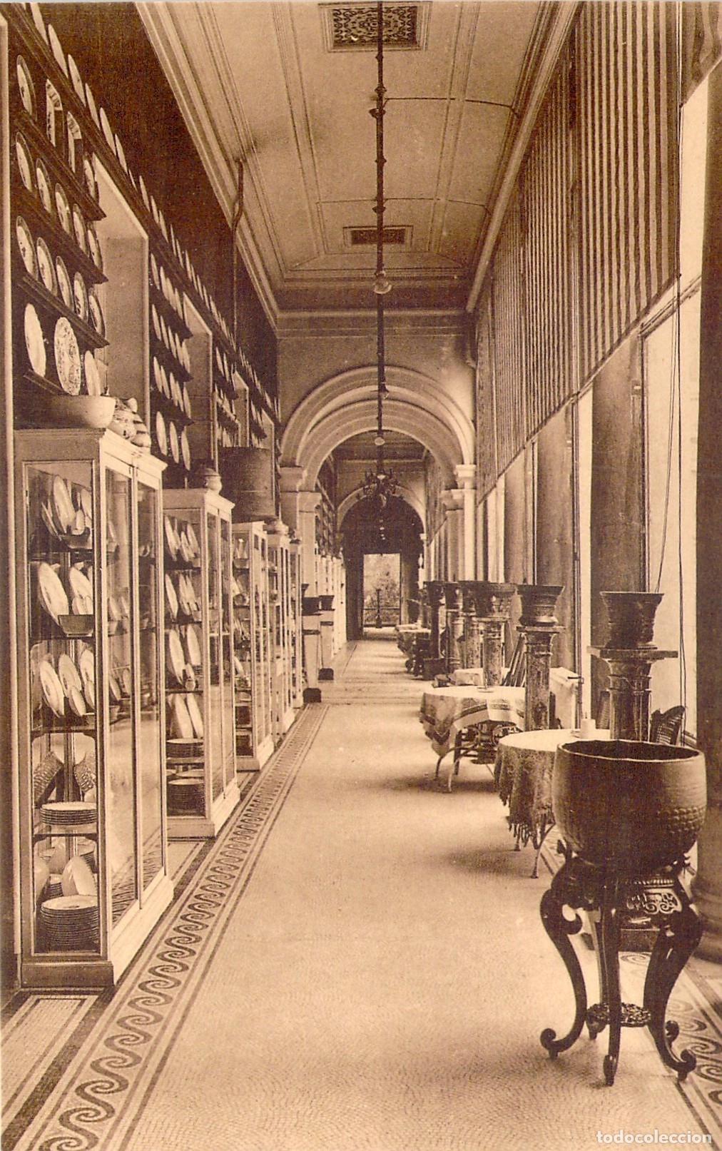 Postales: Postal Ch&acirc;teau de Mariemont, B&eacute;lgica - Galer&iacute;a de Porcelanas de Tournai