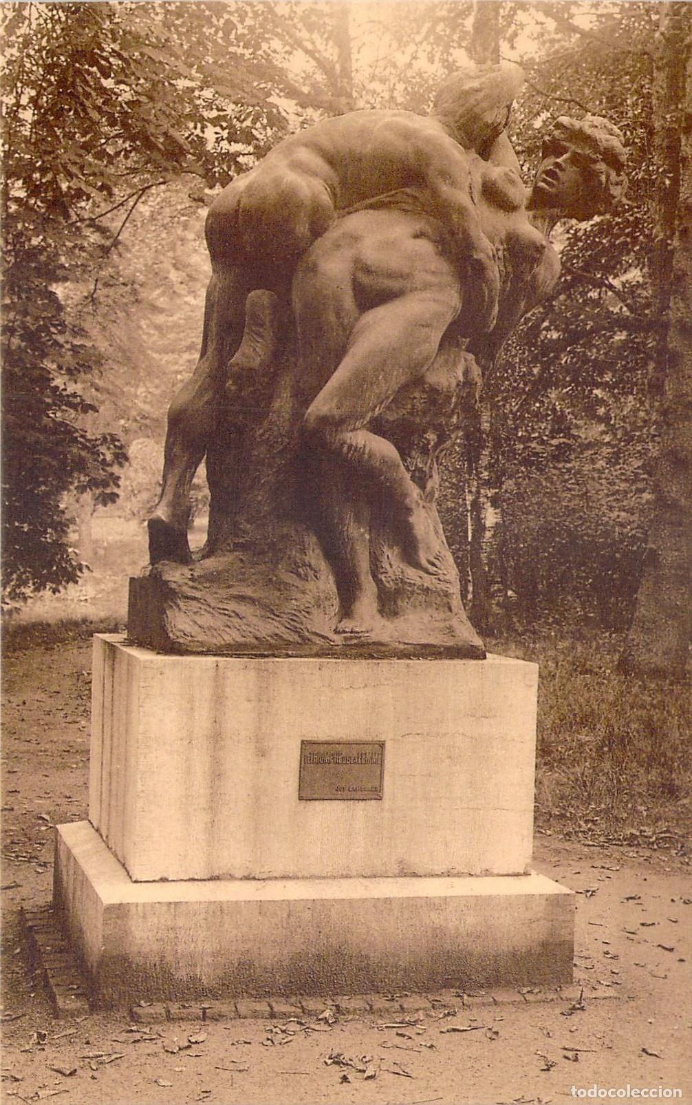 Postales: Postal B&eacute;lgica: Escultura &rdquo;Triunfo de la Mujer&rdquo; Jef Lambeaux, Mariemont