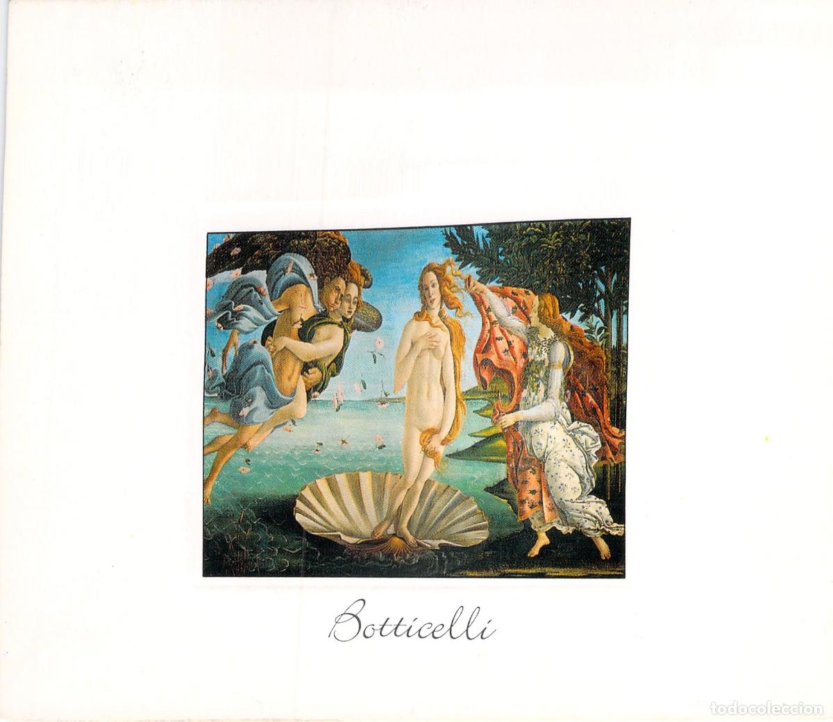Postales: Postal Arte Italiano Renacimiento Botticelli &rdquo;Nacimiento de Venus&rdquo; Roma