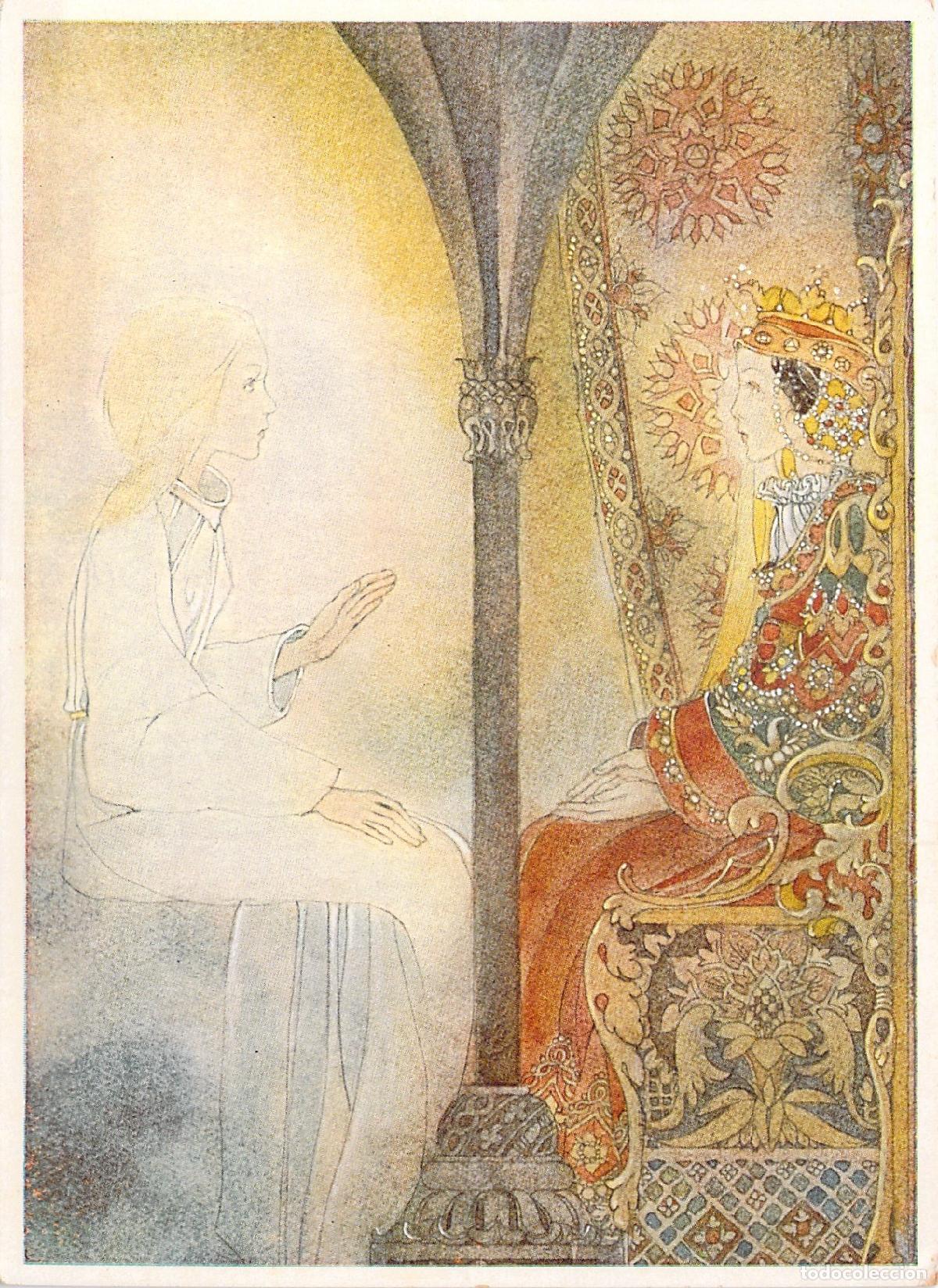 Postales: Postal de Arte M&iacute;stico Sulamith W&uuml;lfing - Serie 35 - Hermanas/Reinas