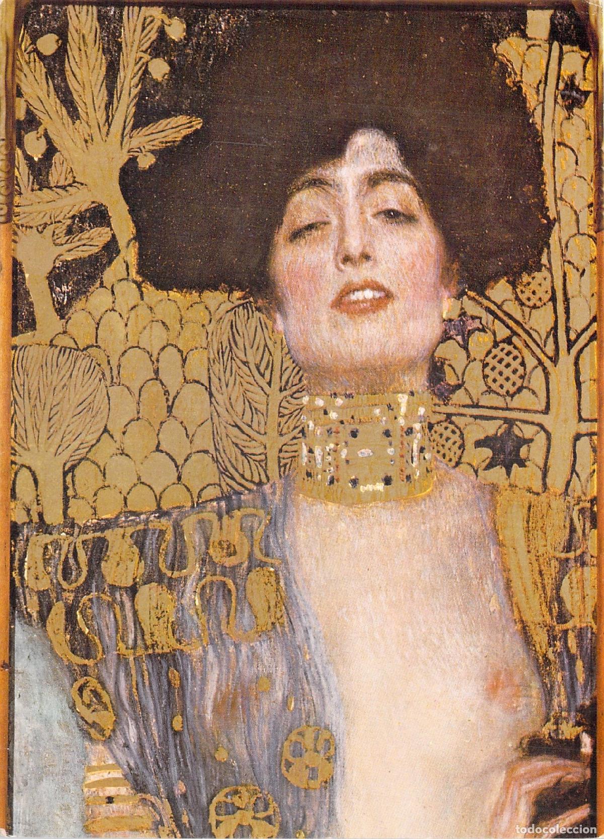 Postkarten: Postal Gustav Klimt - Detalle de Judith I - Arte Moderno y Simbolismo