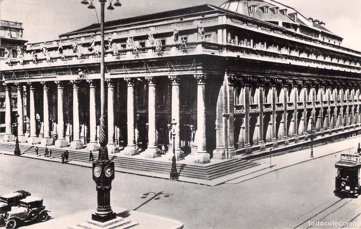 Postales: Postal Gran Teatro de Burdeos, Francia - Arquitectura Neocl&aacute;sica Urbana
