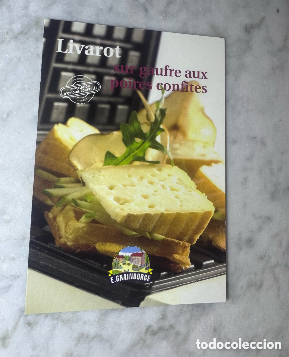 Postales: Postal QUESO FORMAGE GRAINDORGE DE LIVAROT - Foto 1