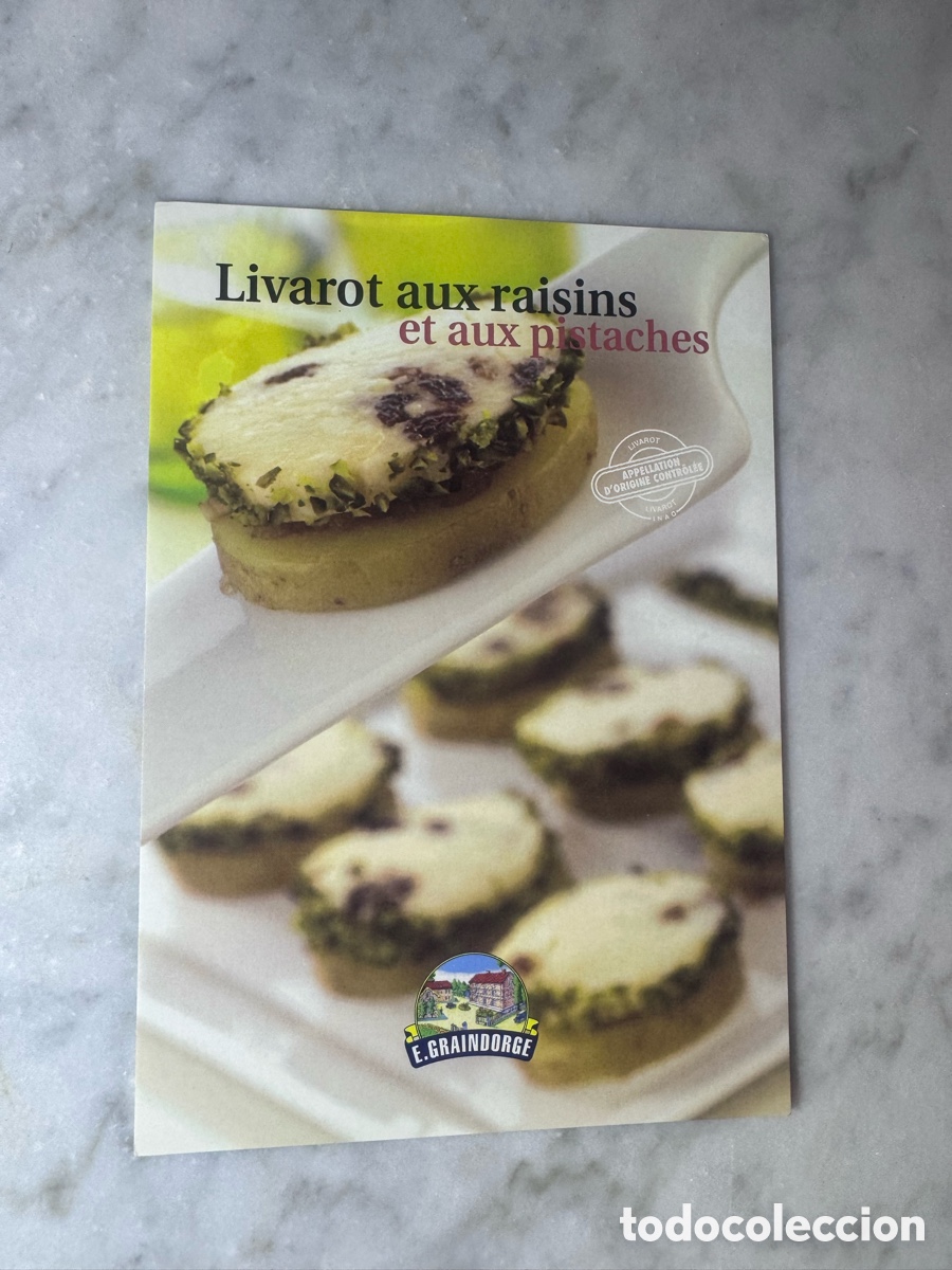 Postales: Postal QUESO FORMAGE GRAINDORGE DE LIVAROT - Foto 1