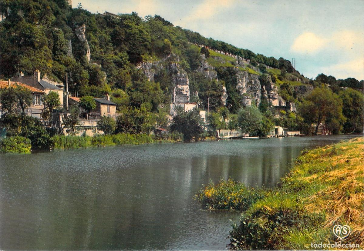 Postcards: Postal Poitiers Francia - R&iacute;o Clain y Rocas del Porteau - Vienne 86