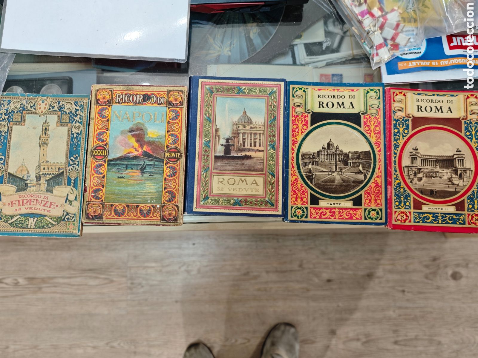 Postales: Libros postales. Recuerdos de roma, N&aacute;poles,Florencia. M&aacute;s de 100 postales