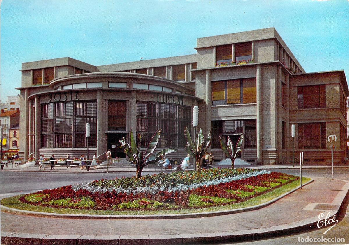 Cartes Postales: Postal Vichy (Allier) - La Grande Poste, Arquitectura Moderna Francesa