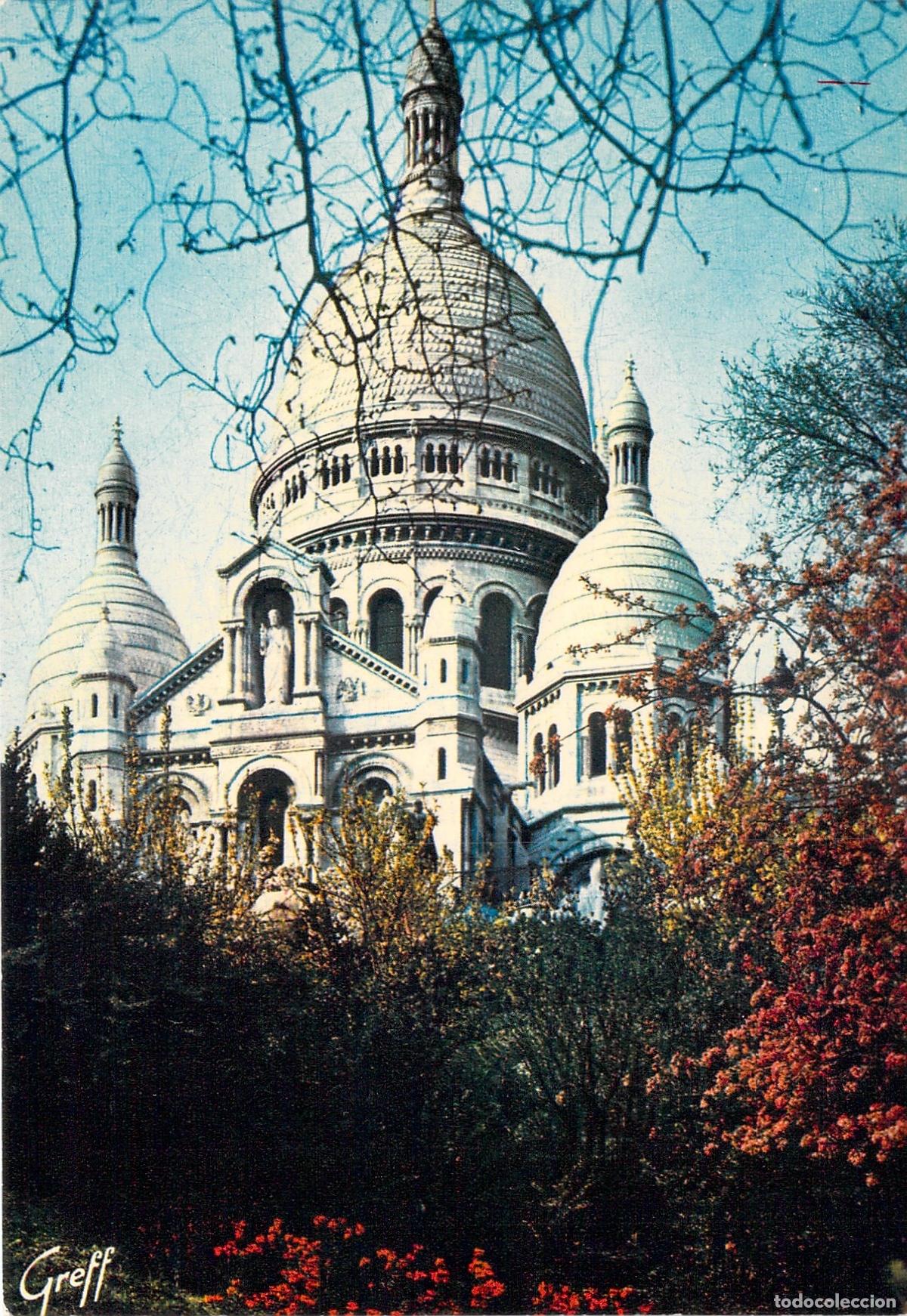 Cartoline: Postal Sacr&eacute;-C&oelig;ur de Montmartre, Par&iacute;s, Francia, Arquitectura Religiosa