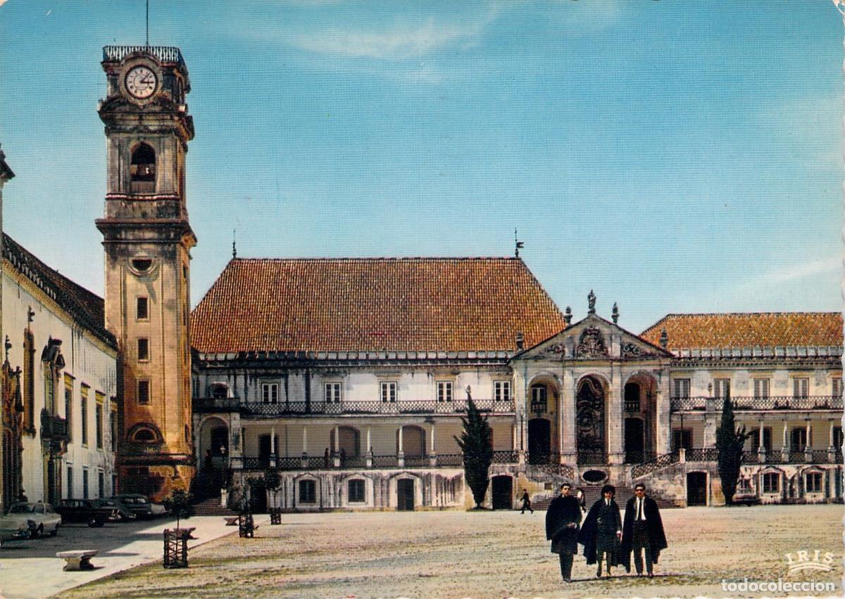 Cartoline: Postal Coimbra Portugal Universidad Edificio Hist&oacute;rico Torre del Reloj