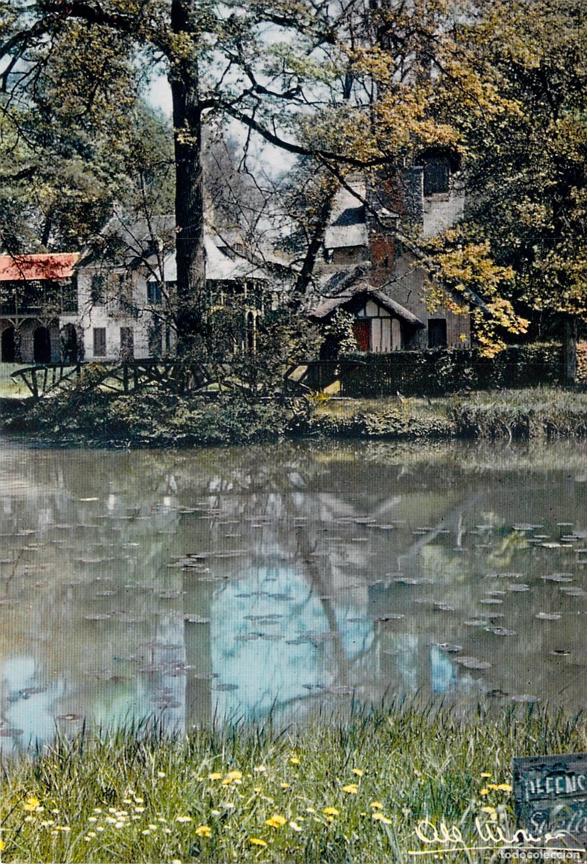 Cartes Postales: Postal Versailles: Le Hameau (Aldea de la Reina), Paisaje y Estanque