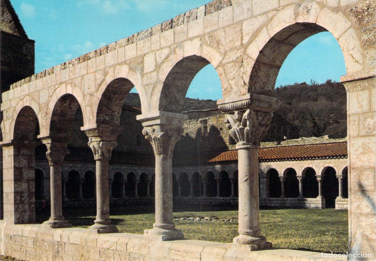 Postkarten: Postal Claustro Rom&aacute;nico Abad&iacute;a Saint-Michel-de-Cuxa Francia (66) Roussillon