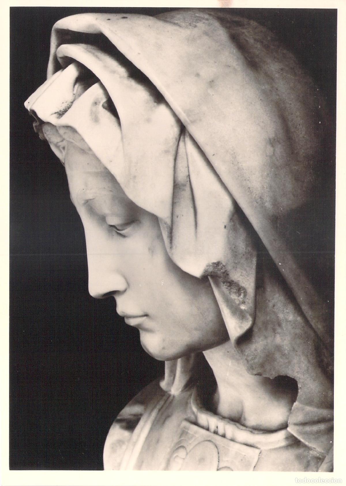 Cartes Postales: Postal Detalle Madonna de Miguel &Aacute;ngel, Escultura de la Iglesia de Brujas, B&eacute;lgica