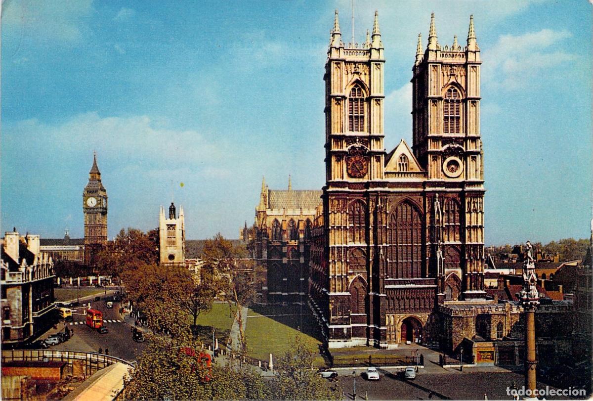 Postales: Postal Abad&iacute;a de Westminster y Big Ben, Londres, Reino Unido