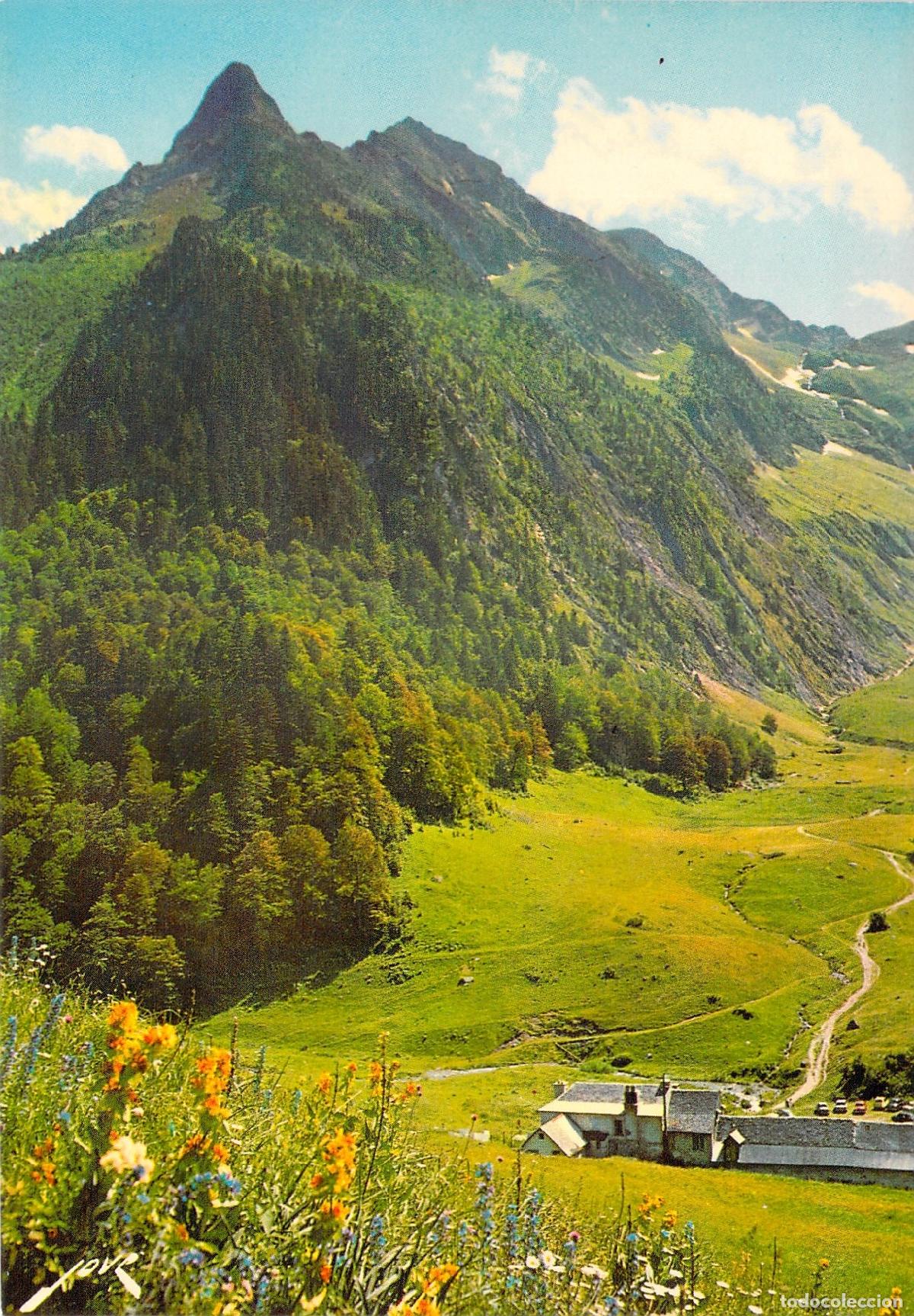 Postais: Postal Bagn&egrave;res-de-Luchon Pirineos - Pic de la Pique y Hospicio de Francia