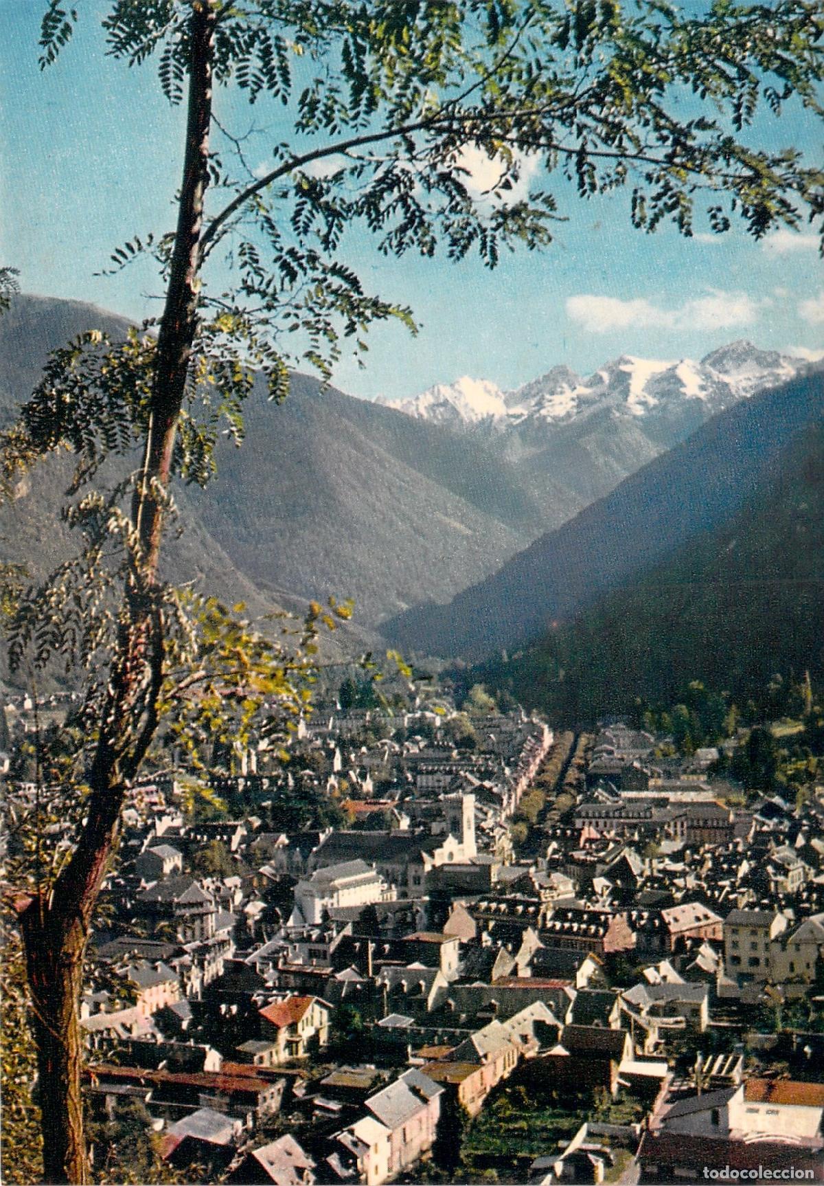 Cartoline: Postal Luchon (Haute-Garonne) - Vista General y Puerto de V&eacute;nasque, Pirineos