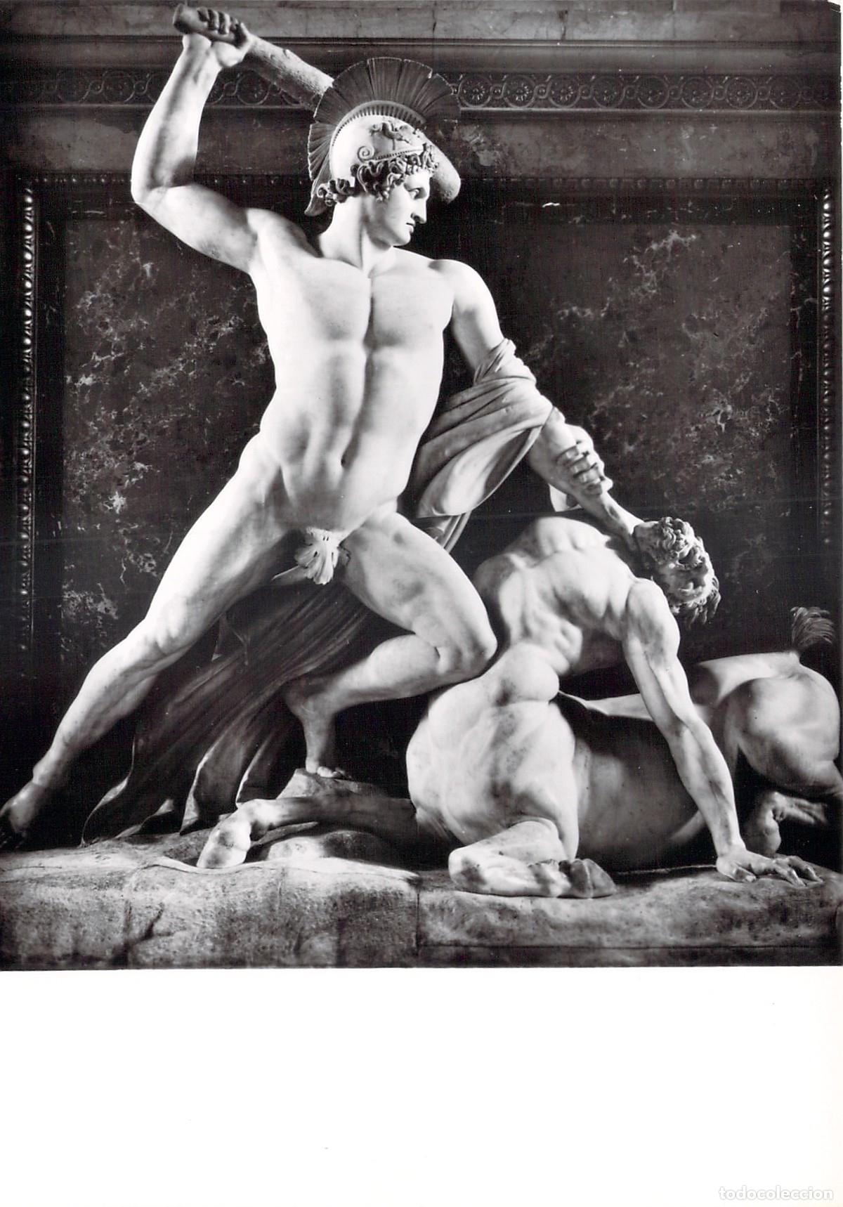 Cartes Postales: Postal Escultura Teseo y Centauro, Antonio Canova, Museo de Viena